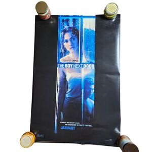 The Boy Next Door 2015 Original Movie Poster 27x40 Jennifer Lopez Ryan Guzman DS